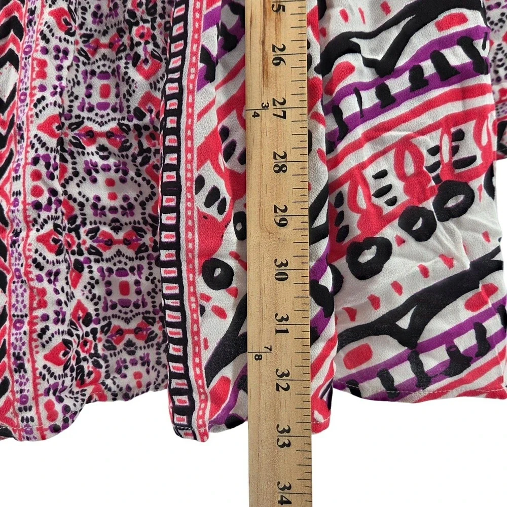 Free People Tegan Border Print‎ Mini Dress Boho Festival Indie Flowy 10